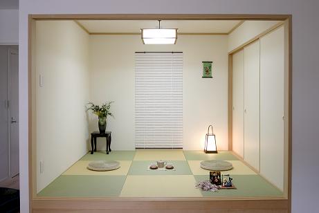 縁無し畳 施行例 琉球畳
